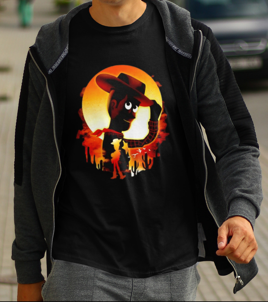 Sheriff Woody Pixar Toy Story Sunset Cowboy T-Shirt