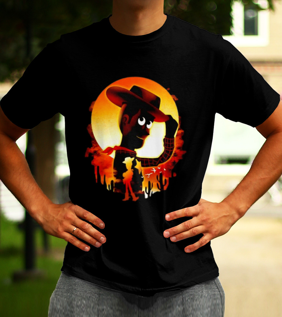 Sheriff Woody Pixar Toy Story Sunset Cowboy T-Shirt