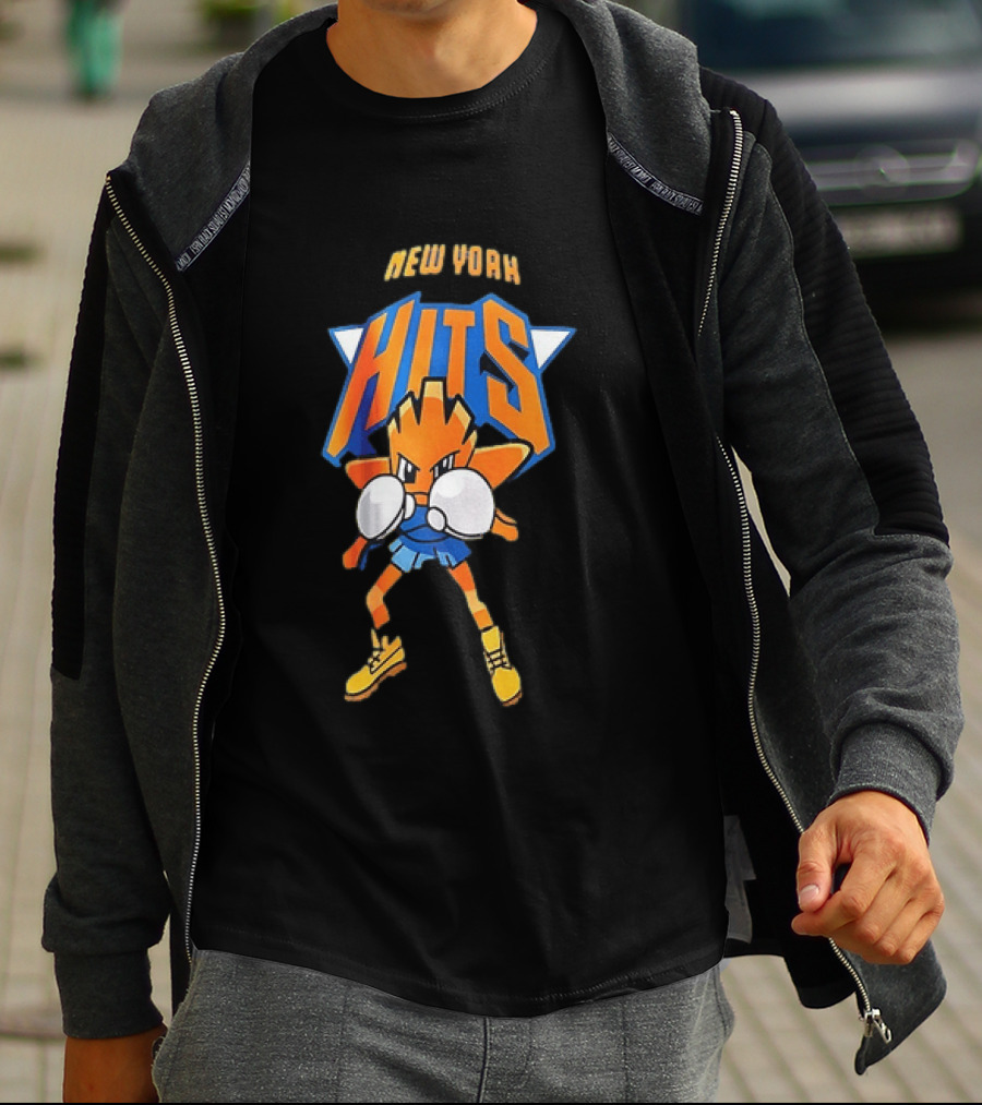 New York Hits Hitmonchan Pokémon Basketball Champions 2026 T-Shirt
