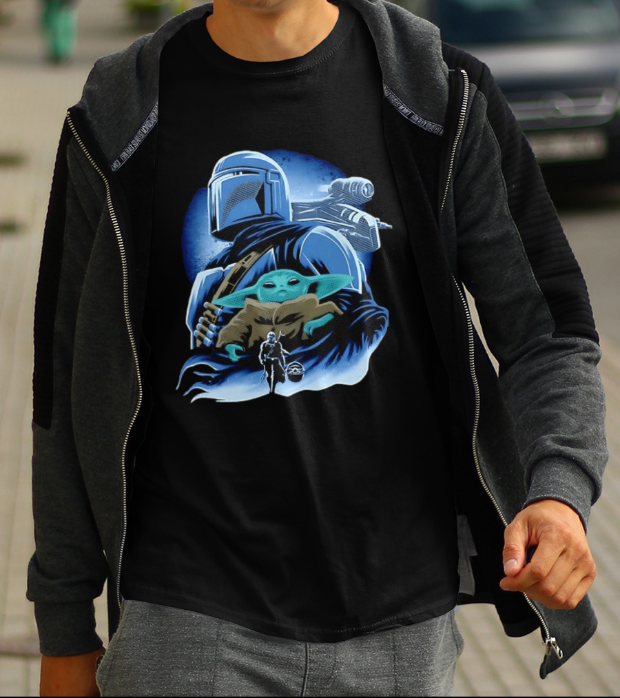 The Mandalorian And Grogu Star Wars Iconic Duo Adventure T-Shirt