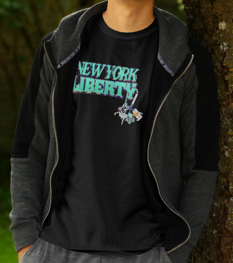 New York Liberty Carabiner Pride Keychain Accessories T-Shirt