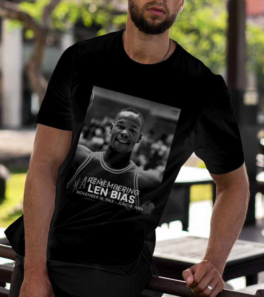 Remembering Len Bias Maryland Basketball November 18 1963 June 19 1986 T-Shirt