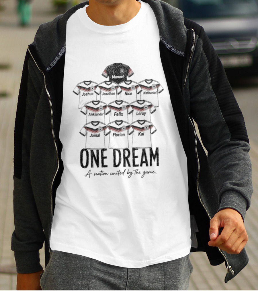 Germany One Dream A Nation United By The Game WC 2026 T-Shirt