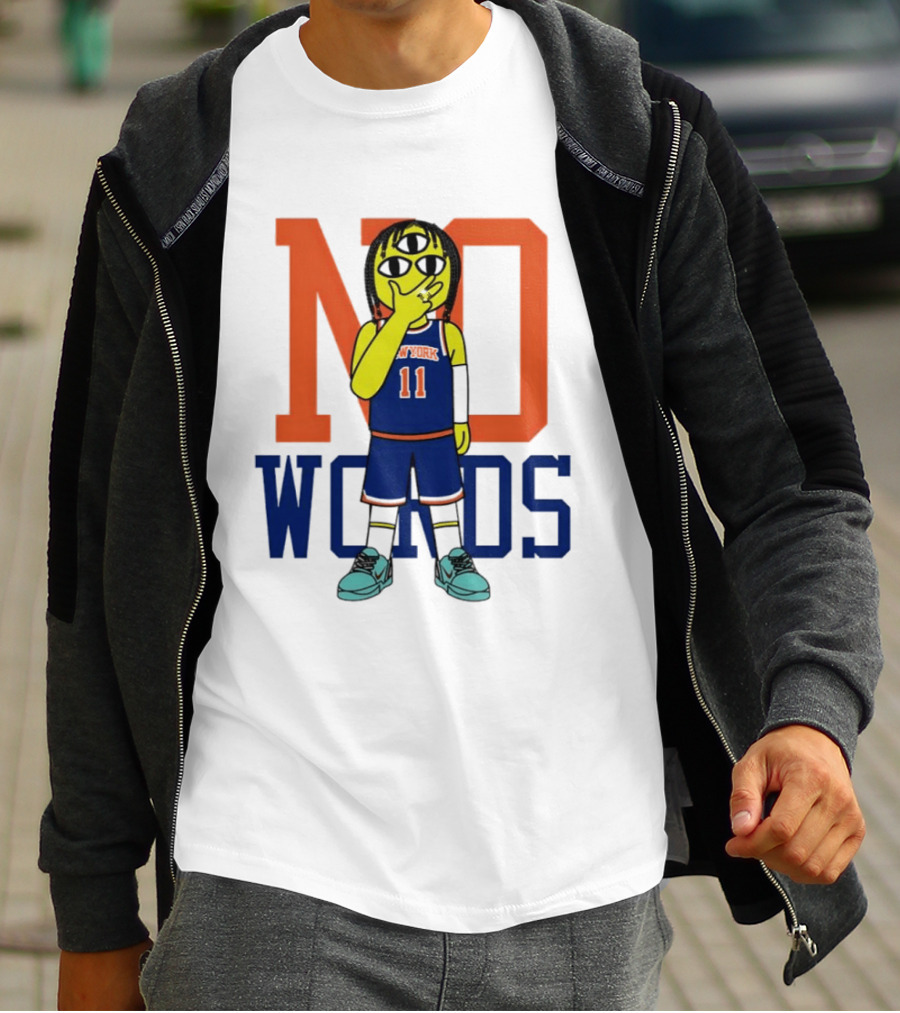 Jalen Brunson New York Knicks No Words Three Eyed Cartoon T-Shirt