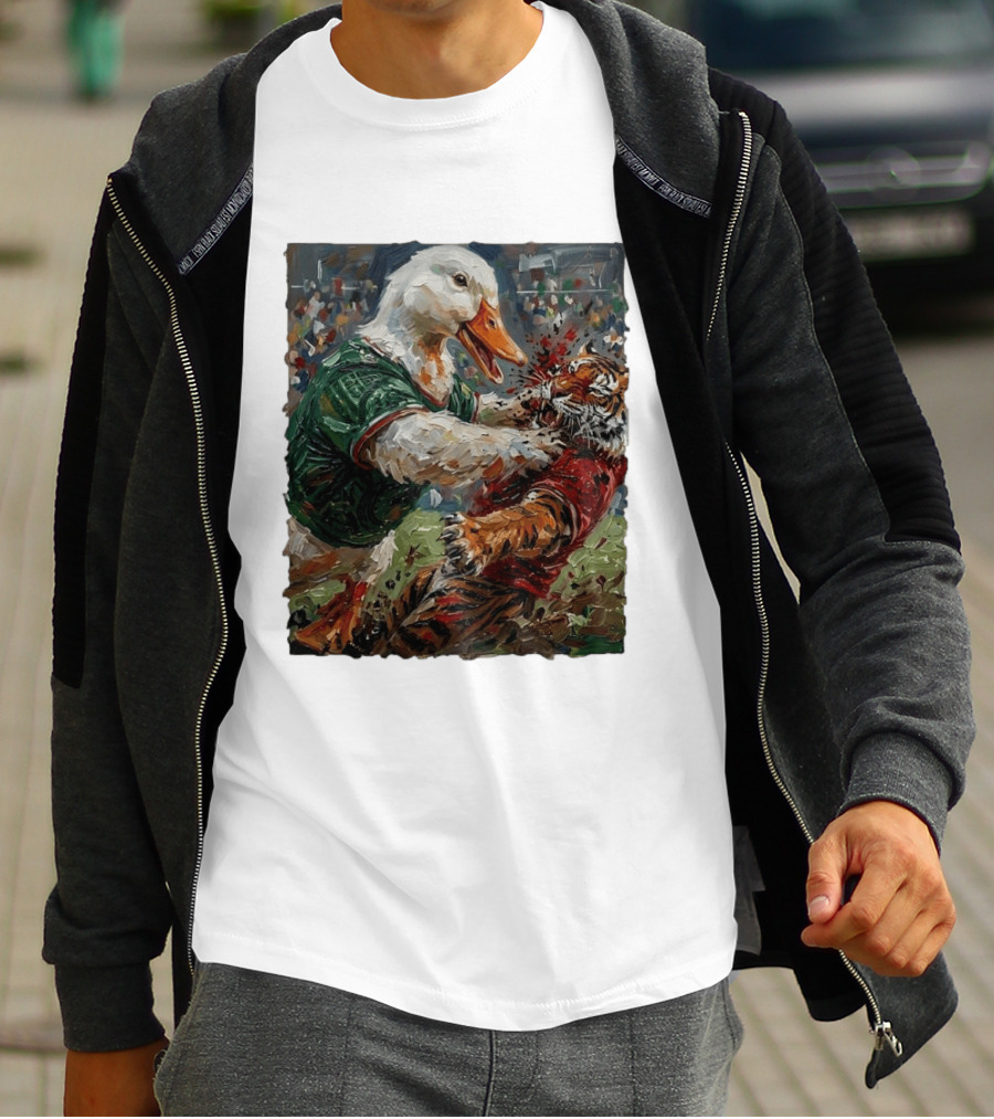 Oregon Ducks Auburn Tigers Football Rivalry Clash T-Shirt