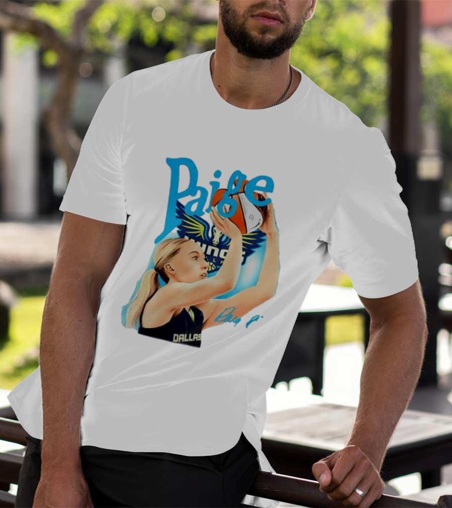 Paige Bueckers Dallas Wings Basketball WNBA Player T-Shirt