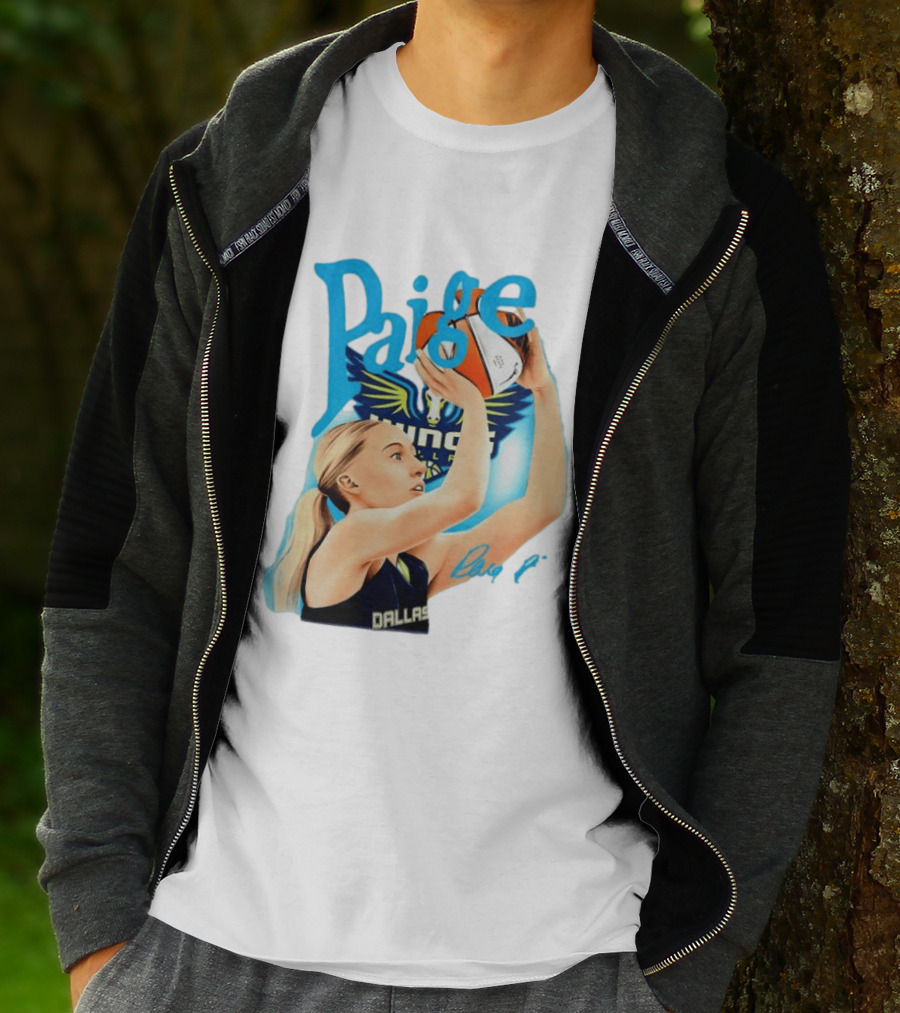 Paige Bueckers Dallas Wings Basketball WNBA Player T-Shirt