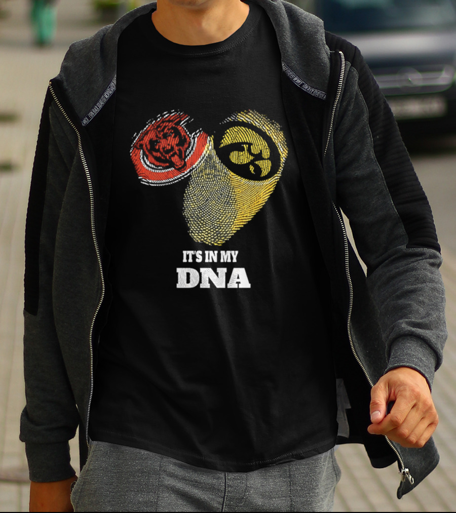 Chicago Bears Iowa Hawkeyes It's In My DNA T-Shirt