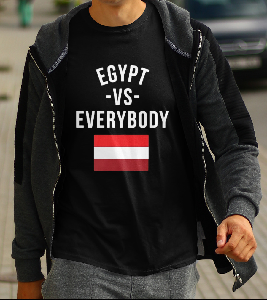 Egypt Vs Everybody Egyptian Pride Flag T-Shirt