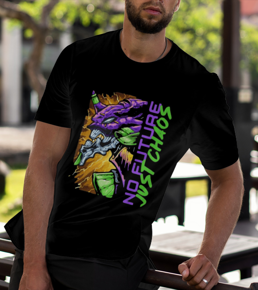 Evangelion Unit 01 No Future Just Chaos Neon Genesis Evangelion T-Shirt