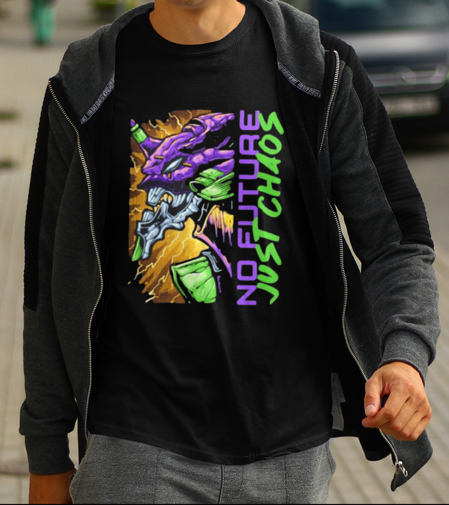 Evangelion Unit 01 No Future Just Chaos Neon Genesis Evangelion T-Shirt