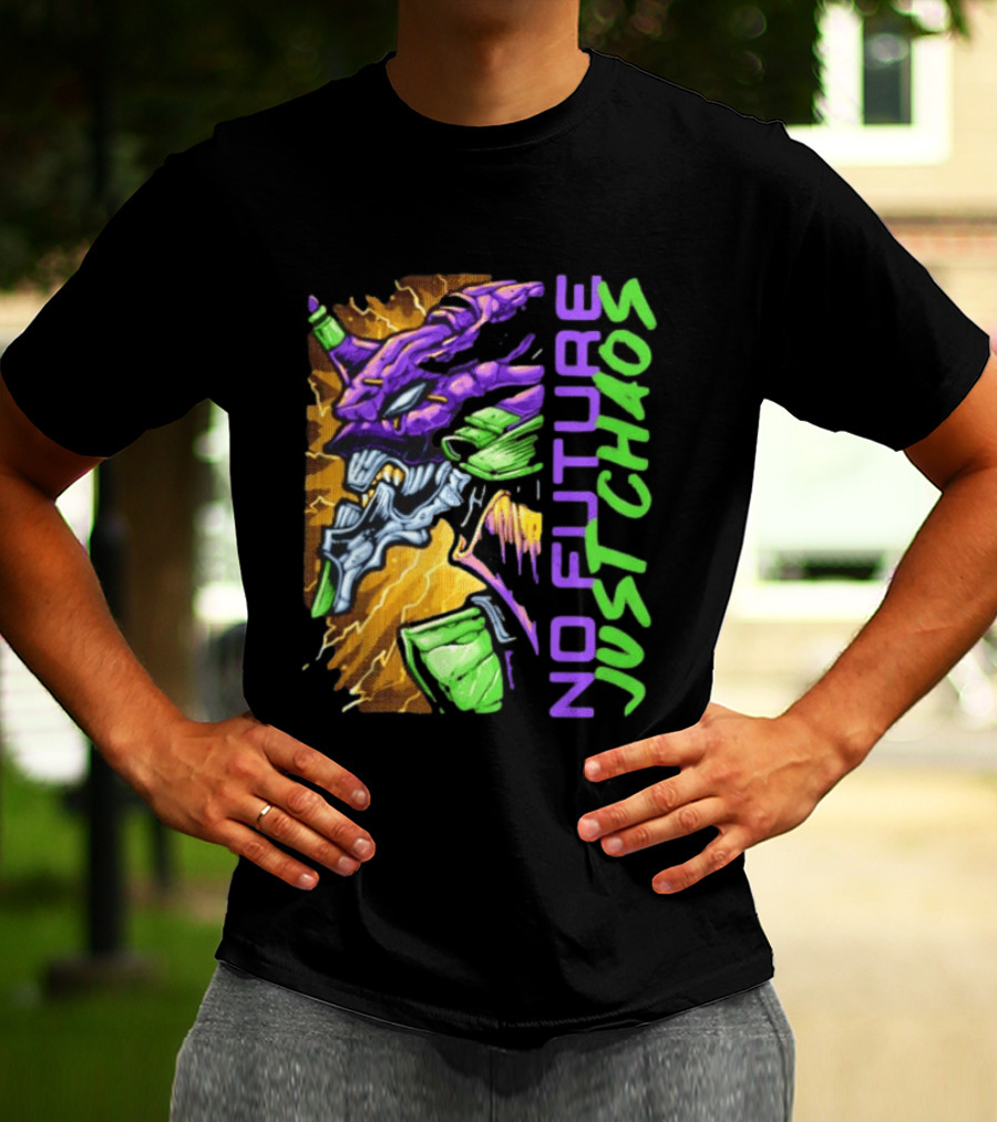 Evangelion Unit 01 No Future Just Chaos Neon Genesis Evangelion T-Shirt