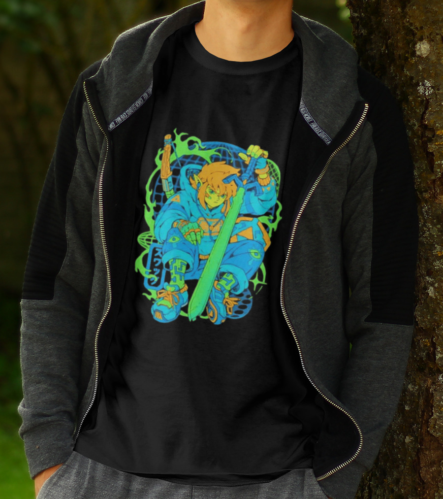 Link Legend Of Zelda Hylian Hero Swag Master Sword Streetwear Men's T-Shirt