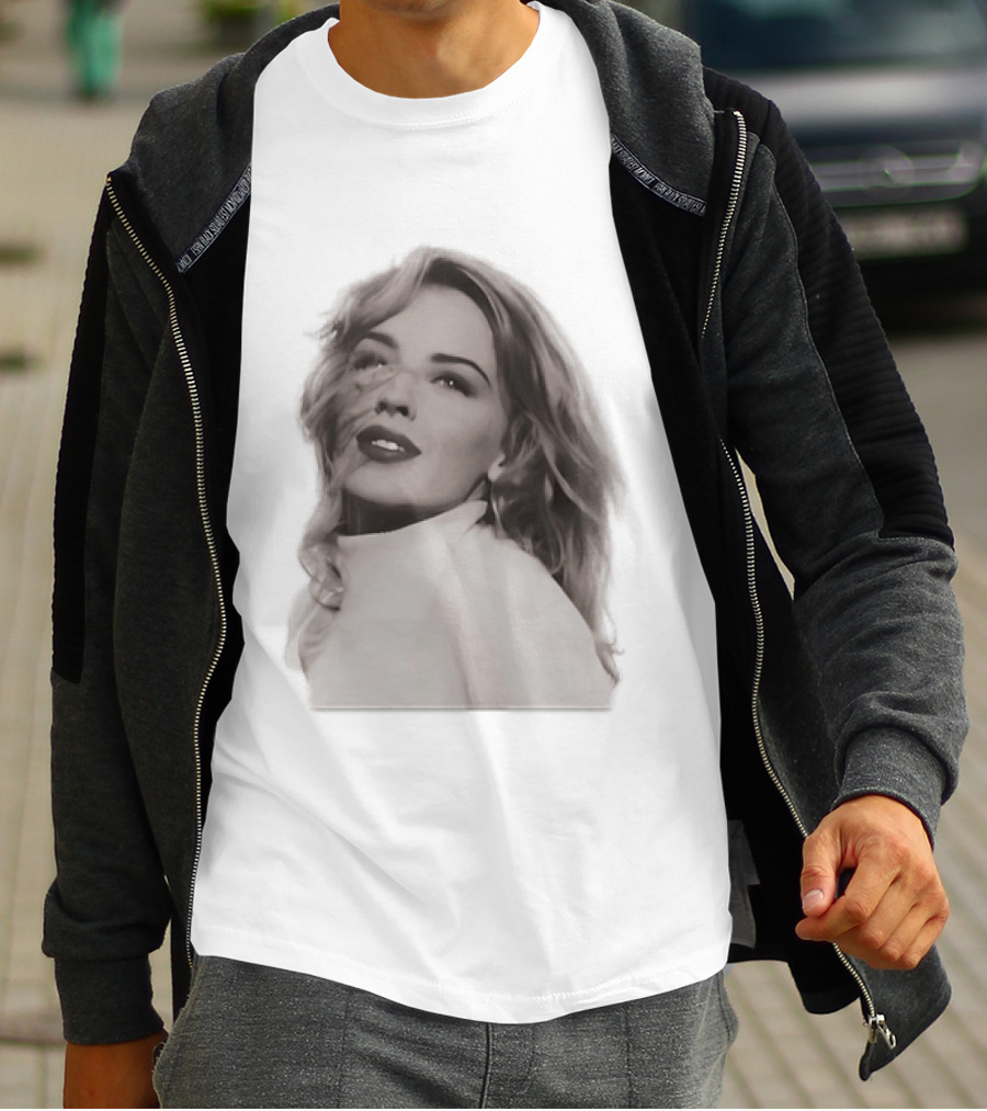Kylie Minogue Iconic Music Star Portrait Vintage Aesthetic T-Shirt
