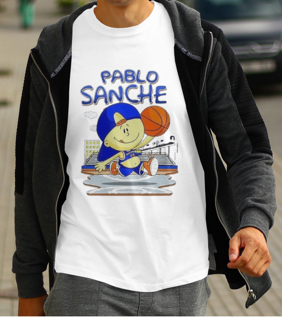 Pablo Sanchez Secret Weapon New York Basketball Court Playground Kid T-Shirt