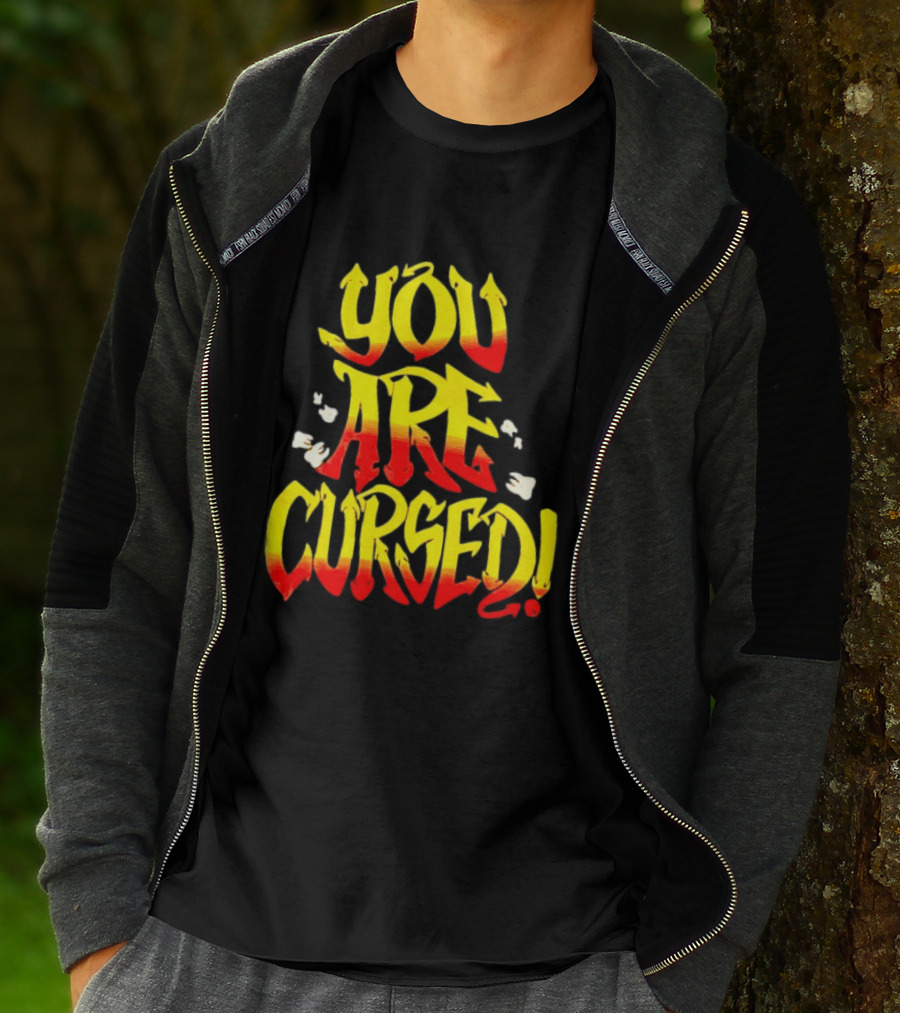 Danhausen You Are Cursed Bold Graffiti T-Shirt