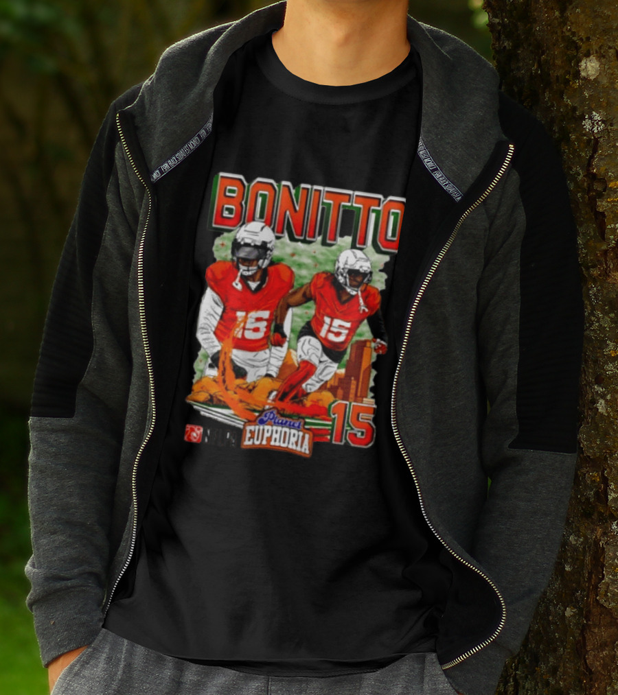 BONITTO 15 NFLPA Planet Euphoria Denver Skyline T-Shirt