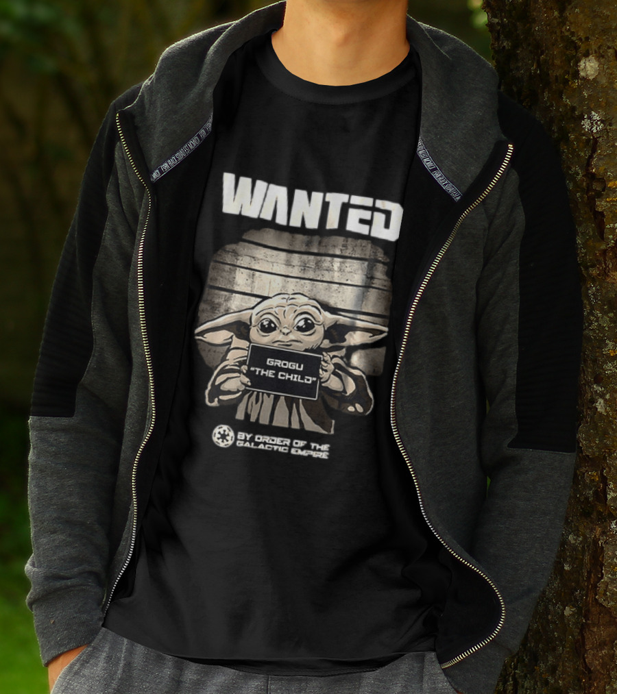 Wanted Grogu The Child By Order Of The Galactic Empire The Mandalorian T-Shirt