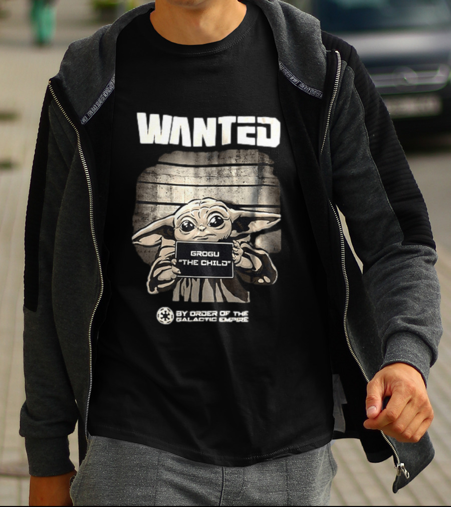 Wanted Grogu The Child By Order Of The Galactic Empire The Mandalorian T-Shirt