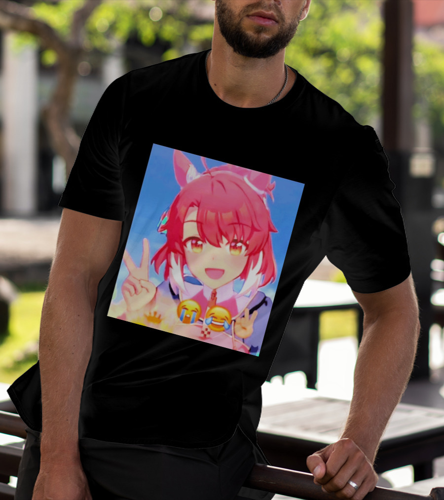 Happy Birthday Dantsu Flame 2026 Anime Character Peace Emoji T-Shirt