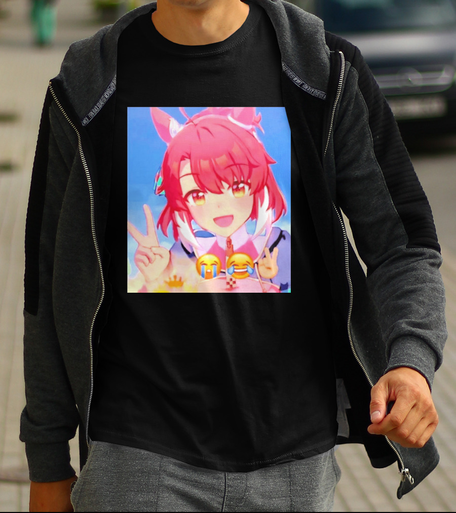 Happy Birthday Dantsu Flame 2026 Anime Character Peace Emoji T-Shirt