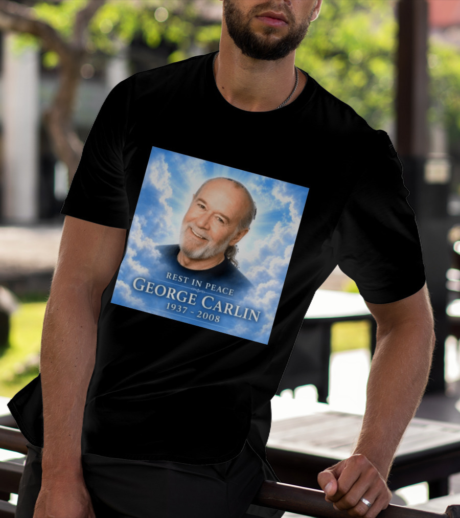 Rest In Peace George Carlin 1937 2008 Memorial T-Shirt