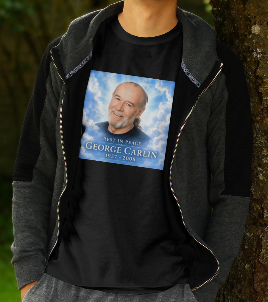 Rest In Peace George Carlin 1937 2008 Memorial T-Shirt