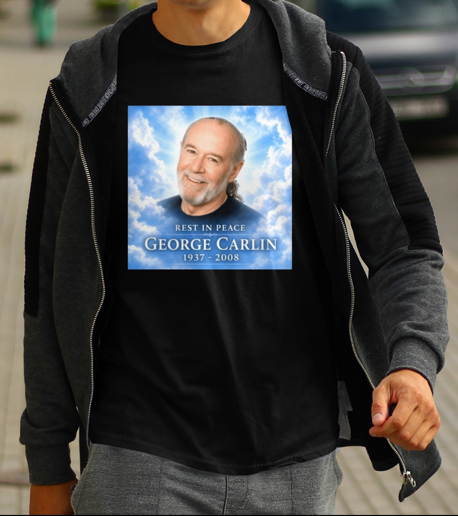 Rest In Peace George Carlin 1937 2008 Memorial T-Shirt