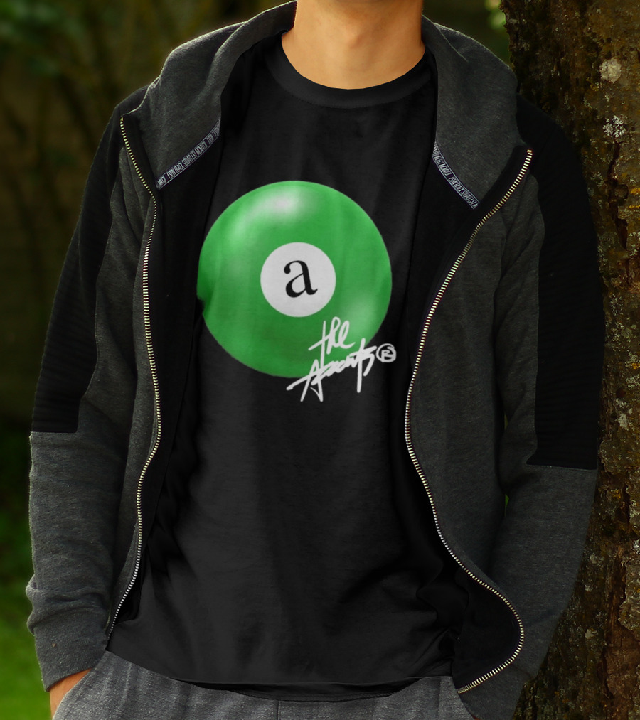 The Accents Collection Green Pool Ball Icon With Signature T-Shirt