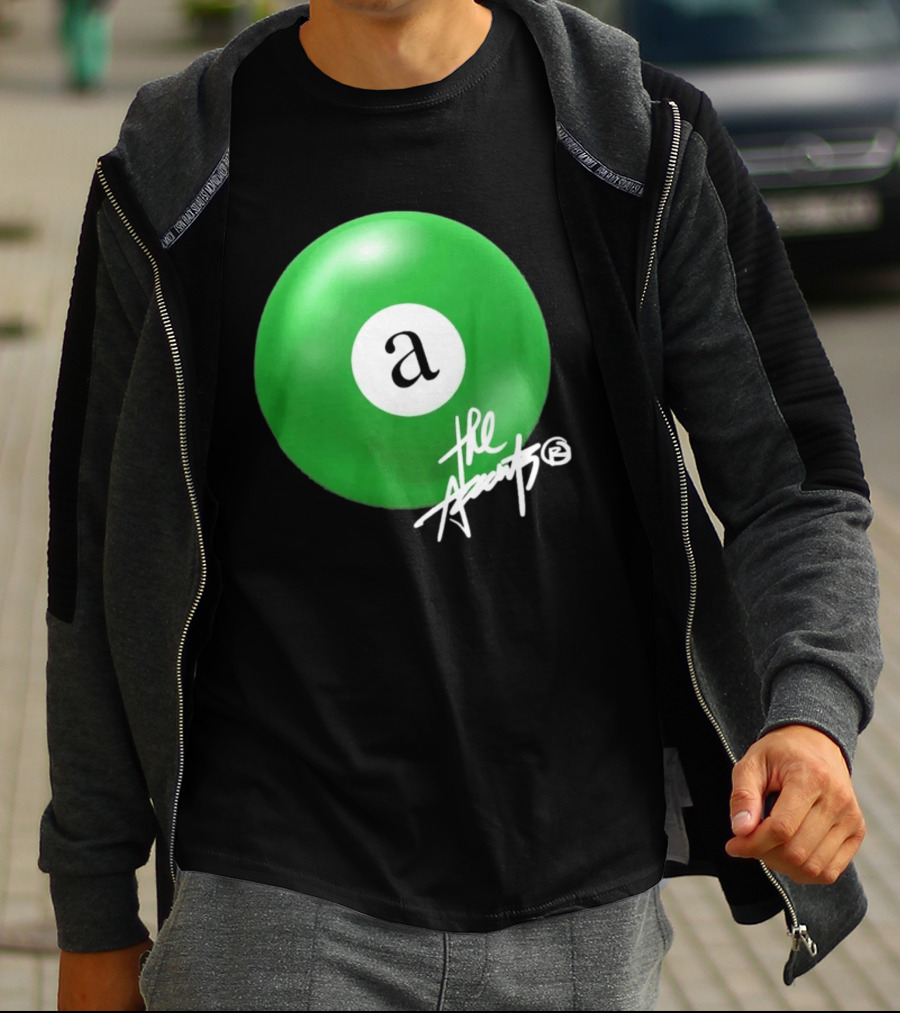 The Accents Collection Green Pool Ball Icon With Signature T-Shirt