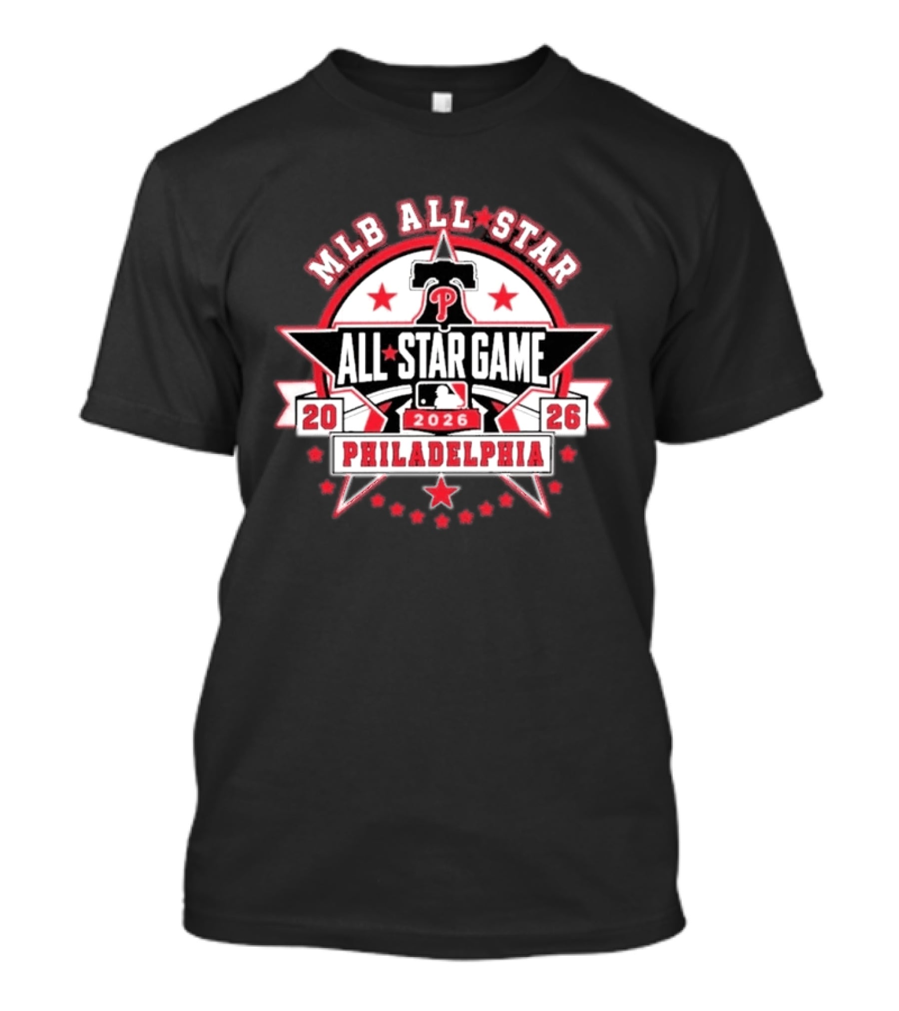 MLB All Star Game 2026 Philadelphia Phillies Baseball Event T-Shirt