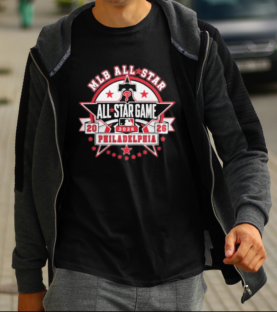 MLB All Star Game 2026 Philadelphia Phillies Baseball Event T-Shirt