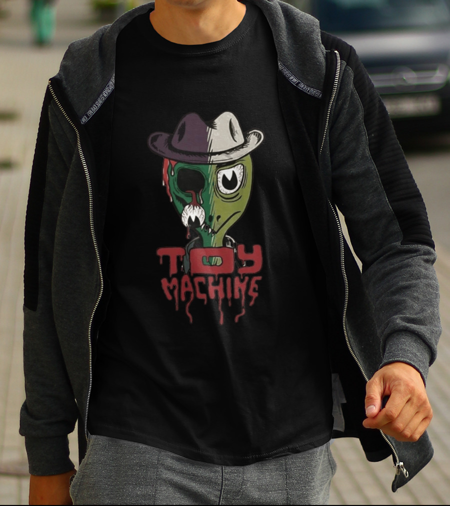 Toy Machine Half N' Half Zombie Alien Cowboy T-Shirt