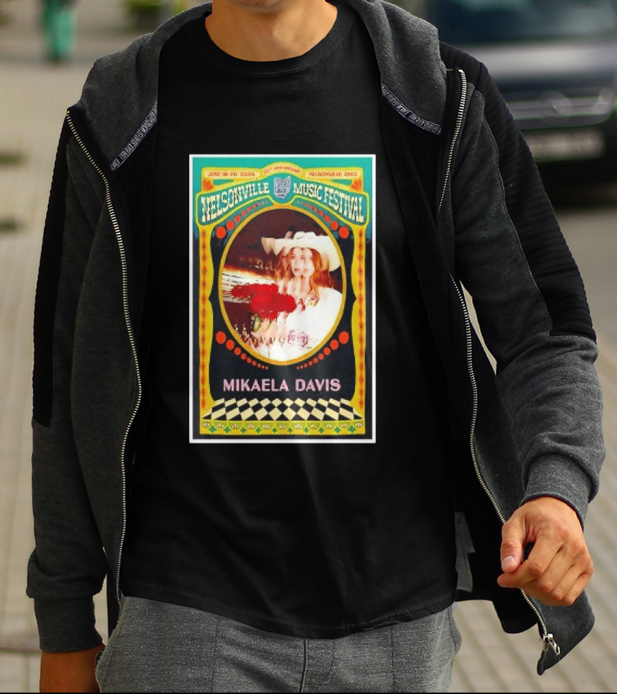 Nelsonville Music Festival 20th Anniversary Mikaela Davis June 18 21 2026 Nelsonville Ohio T-Shirt