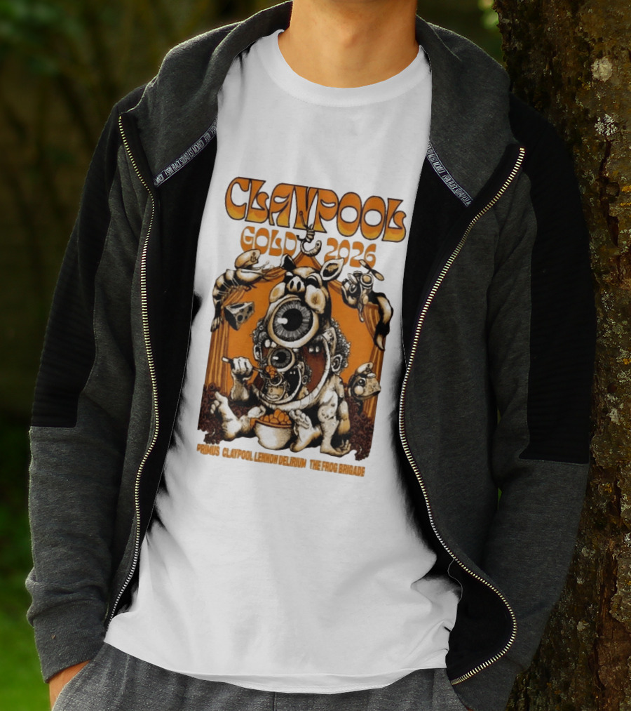 Claypool Cellar Door 2026 Primus Lennon Delirium Frog Brigade T-Shirt
