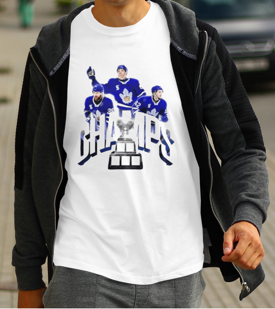 Toronto Marlies Champions Dakota Mermis Easton Cowan Landon Sim 2026 Calder Cup T-Shirt