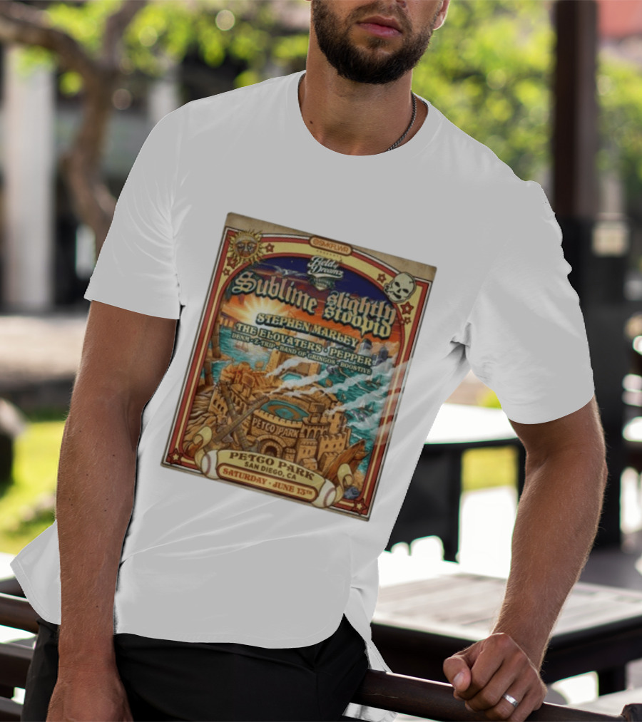 Sublime Slightly Stoopid Stephen Marley At Field Of Dreams Festival Petco Park Saturday June 13Th 2026 T-Shirt