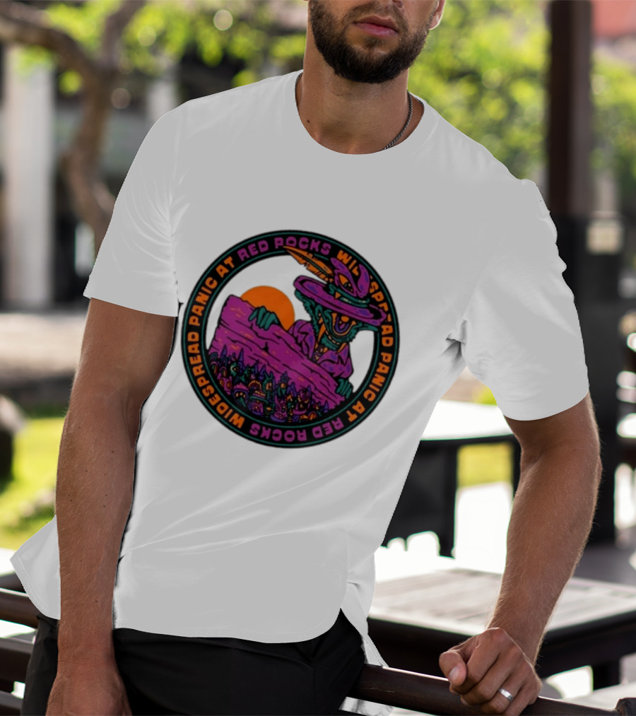 Widespread Panic At Red Rocks June 26 28 2026 Event Psychedelic Goblin T-Shirt