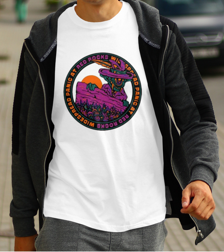 Widespread Panic At Red Rocks June 26 28 2026 Event Psychedelic Goblin T-Shirt