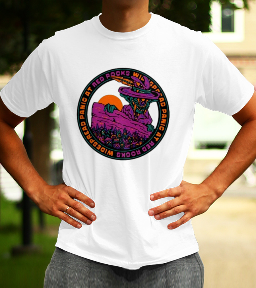 Widespread Panic At Red Rocks June 26 28 2026 Event Psychedelic Goblin T-Shirt