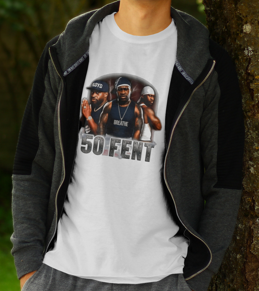 Original 50 Fent George Floyd Breathe 50 Cent T-Shirt