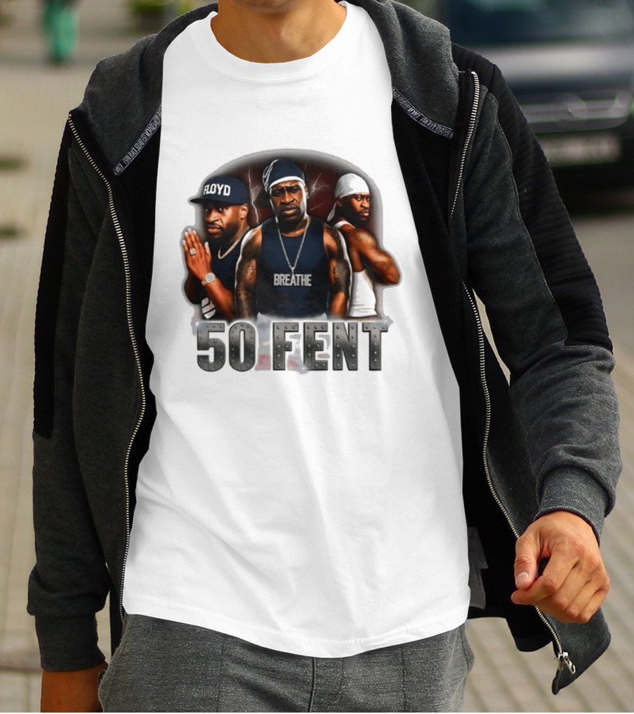 Original 50 Fent George Floyd Breathe 50 Cent T-Shirt
