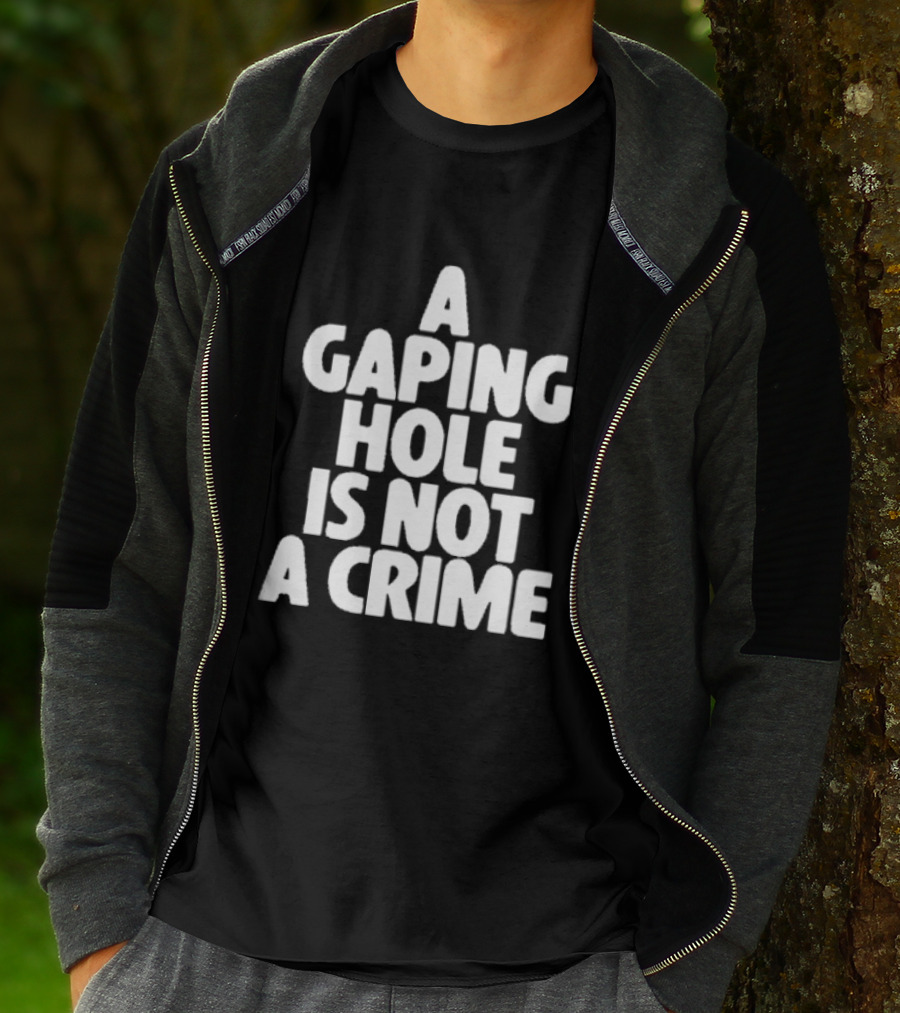 A Gaping Hole Is Not A Crime T-Shirt