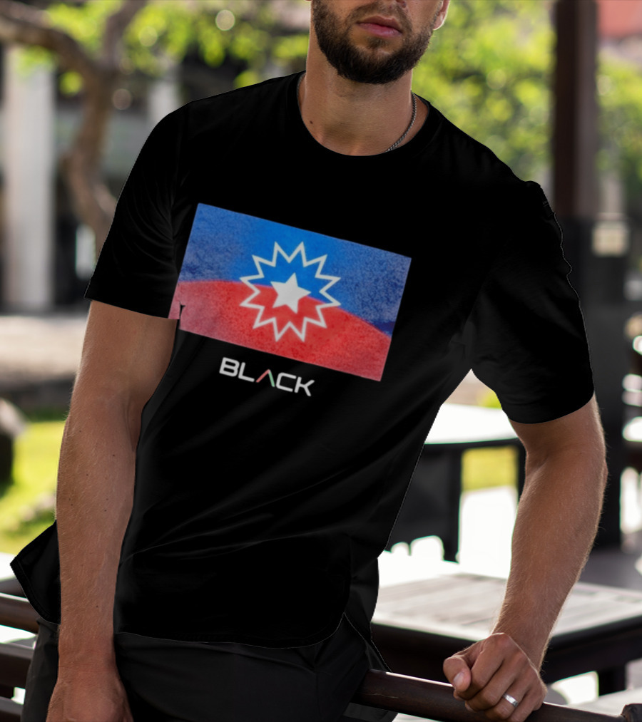 Actively Black Juneteenth Star Flag Celebration T-Shirt