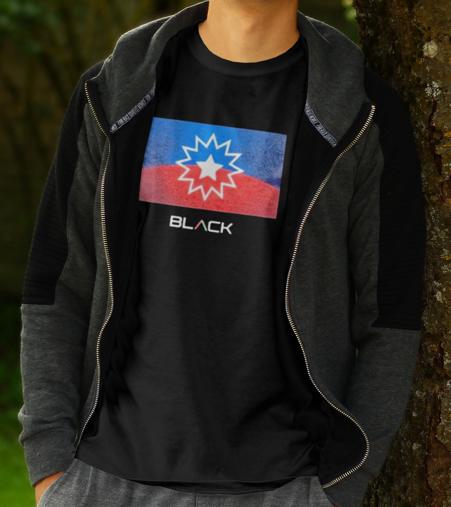 Actively Black Juneteenth Star Flag Celebration T-Shirt