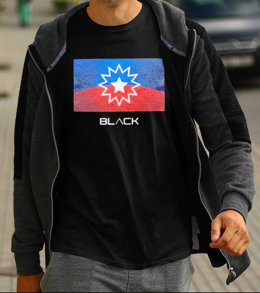 Actively Black Juneteenth Star Flag Celebration T-Shirt