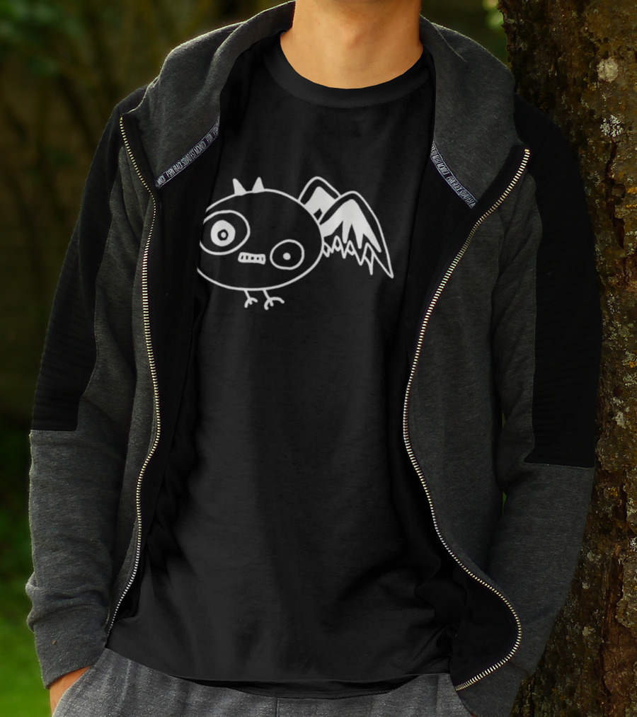 Mountain Bat Halloween Creepy Cartoon Creature With Wings T-Shirt