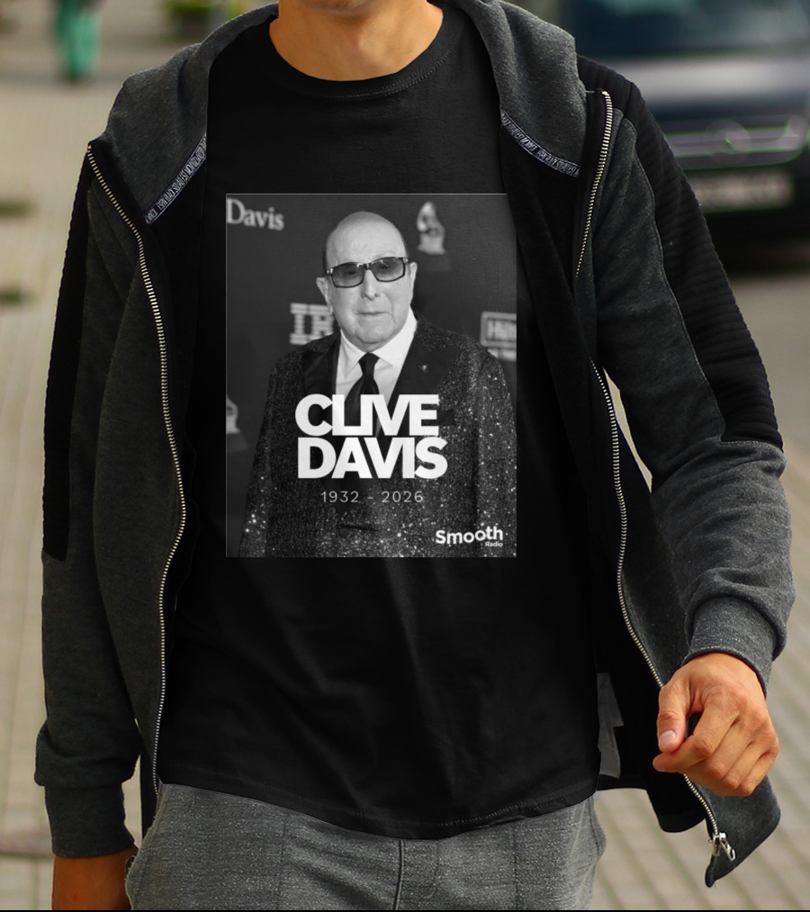 Clive Davis 1932 2026 Smooth Radio Grammy T-Shirt
