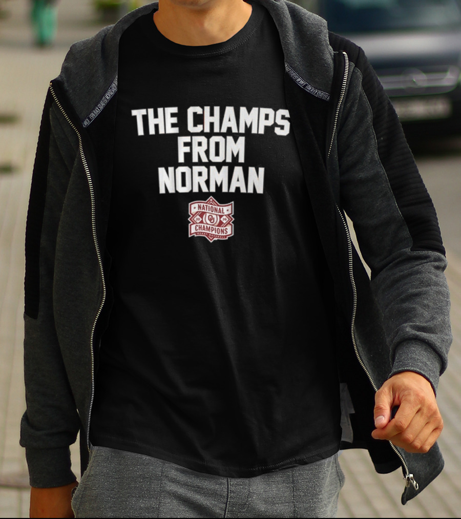 The Champs From Norman Oklahoma Baseball National Champions 2024 T-Shirt