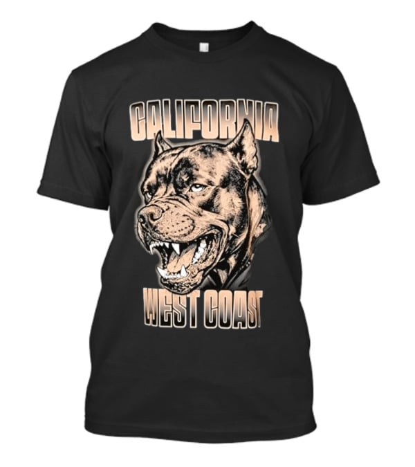 California West Coast Pit Bull T-Shirt